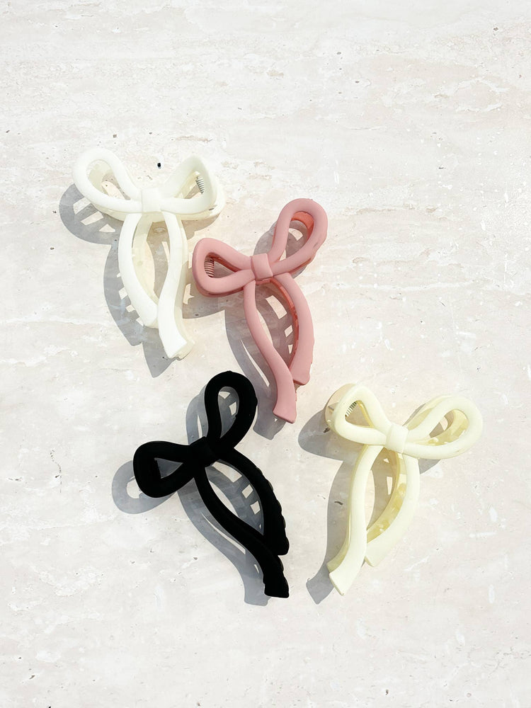 Romy Matte Bow Claw Clips