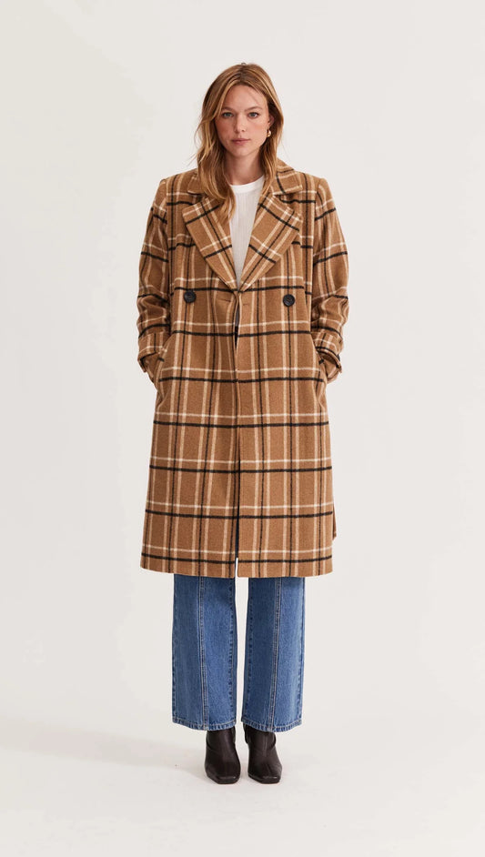 Heston Check Coat