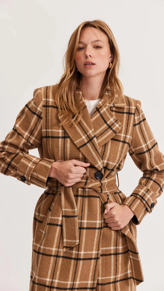 Heston Check Coat