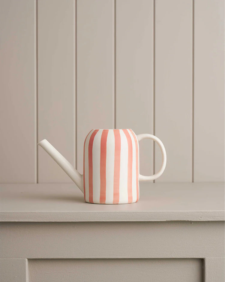 Watering Can | Coral Stripe