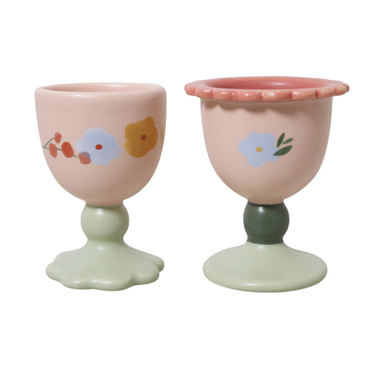 Egg Cup Set Of 2| Flower Market