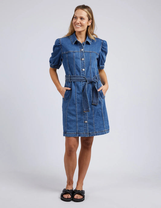 Talbert Denim Dress | Mid Blue