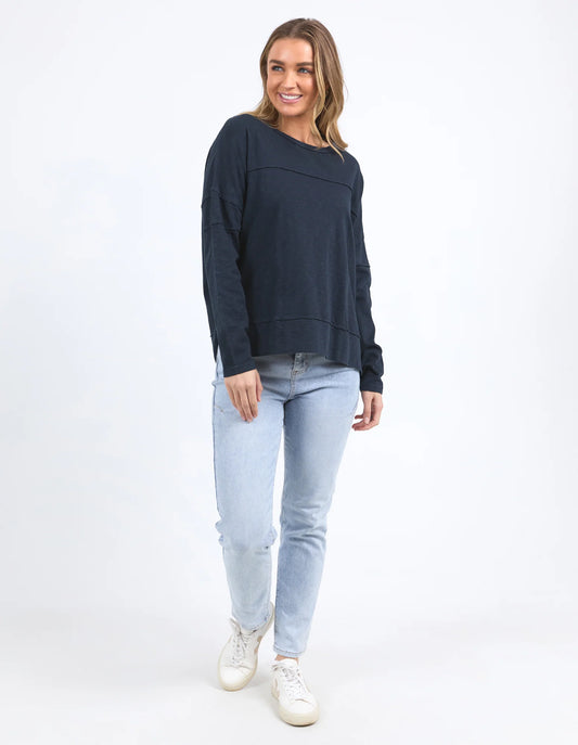 Jayne Throw On Top | Navy