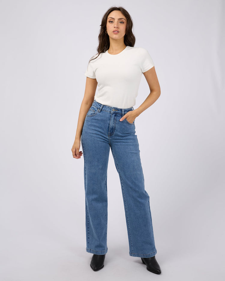 Jacqui Wide Leg Jean | Denim