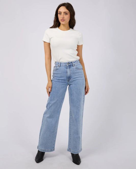 Jacqui Wide Leg Jean | Light Blue