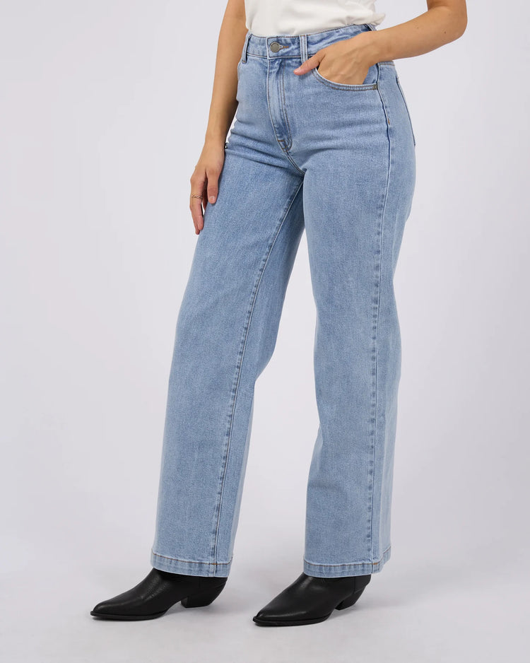 Jacqui Wide Leg Jean | Light Blue