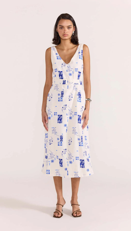 Marella Belted Midi Dress