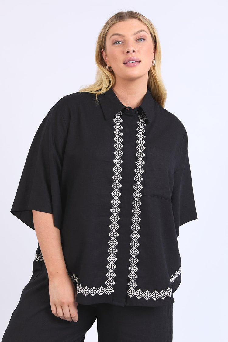 Nina Embroidered Shirt