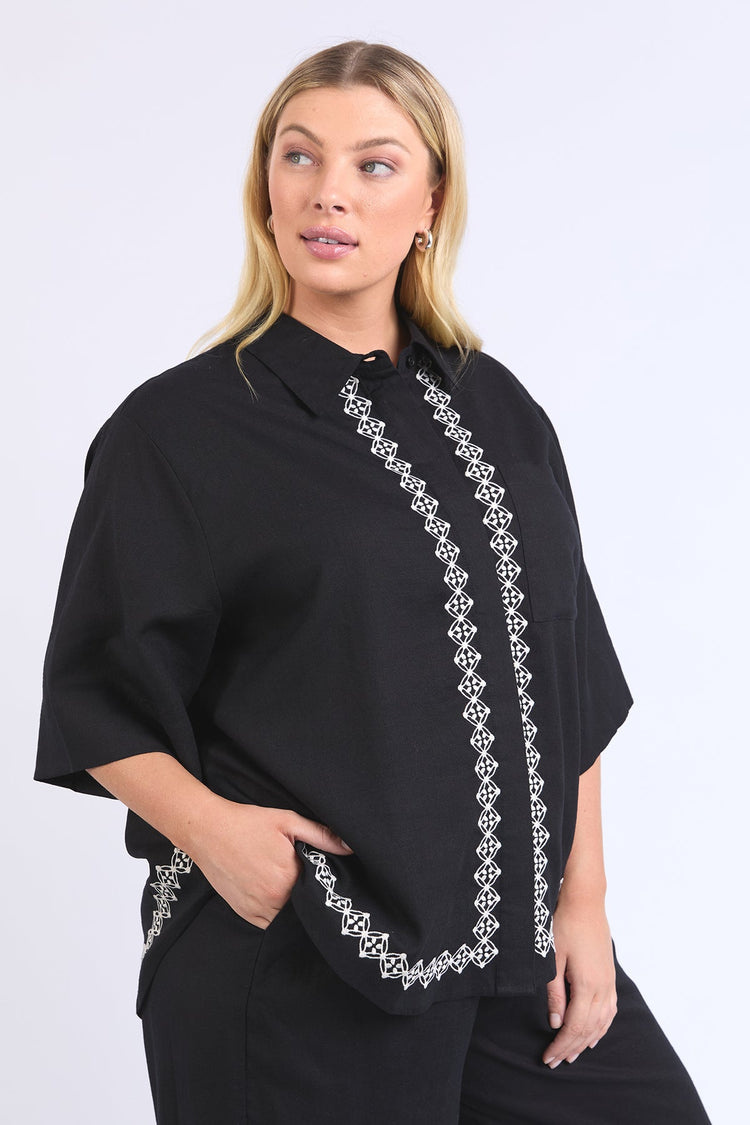 Nina Embroidered Shirt