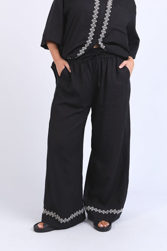 Nina Embroidered Pants