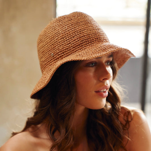 Oodnadatta Crochet Bucket Hat | Burnt Orange