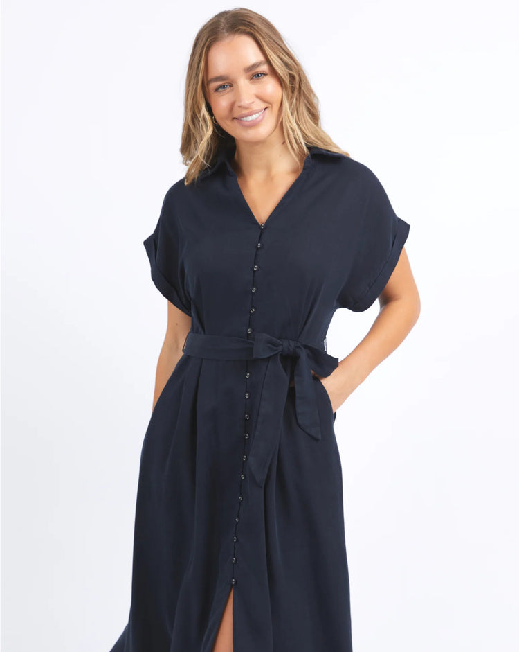 Lucia Dress | Washed Black