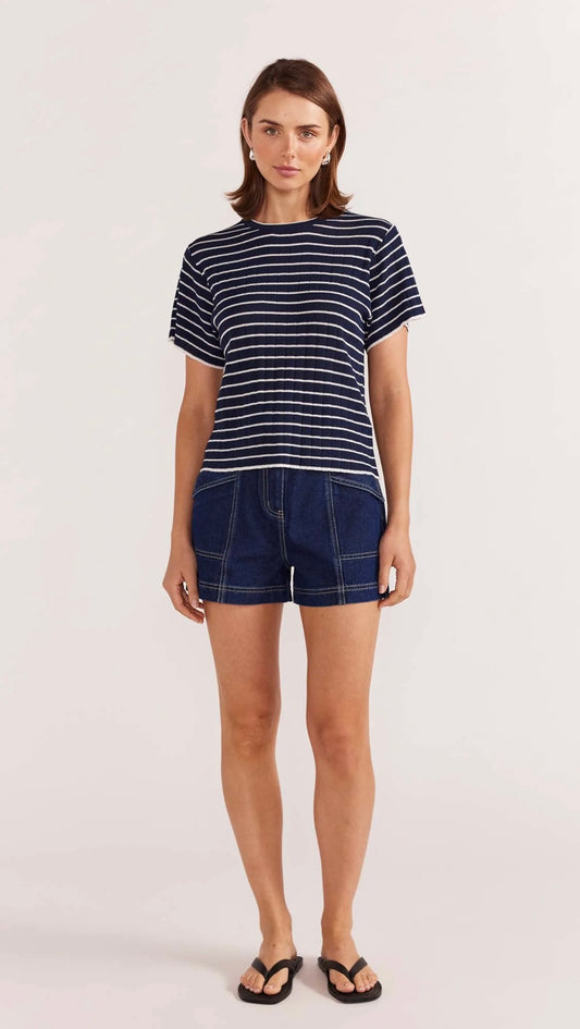 Coco Stripe Knit Tee