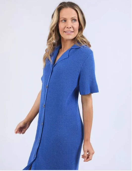 Prime Knit Dress | Cobalt