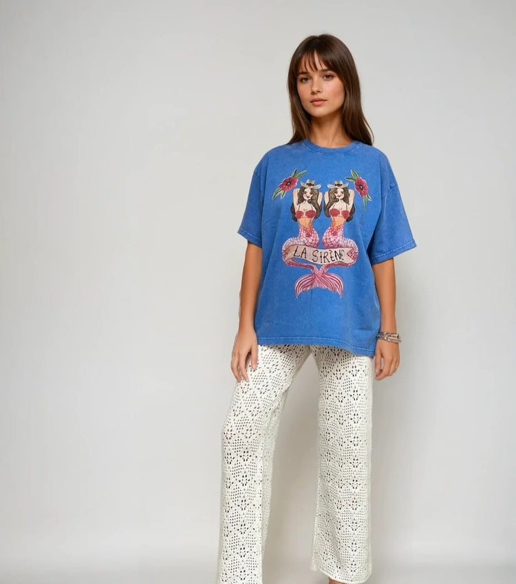 Mermaid | La Sirene Oversize Tee