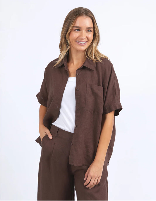 Pierra Shirt | Chocolate