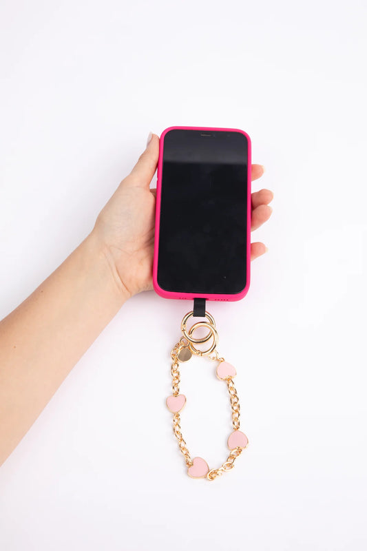 Kelly Phone Chain | White