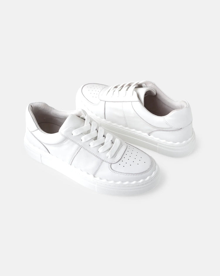 Houston Leather Sneaker | White