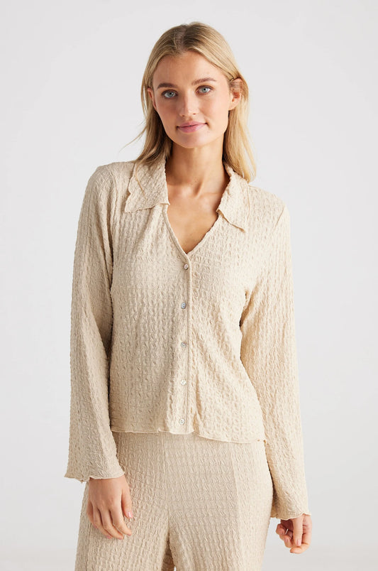 Betty Shirt | Taupe