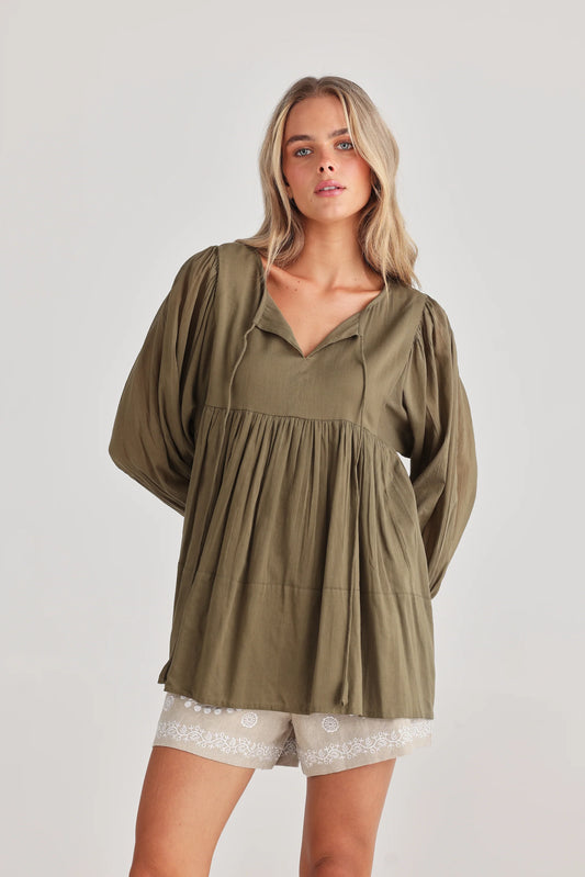 Dreamcatcher Top | Olive