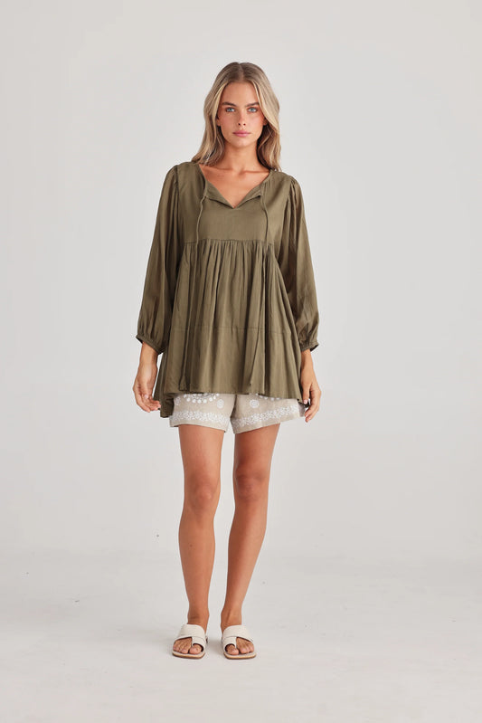 Dreamcatcher Top | Olive