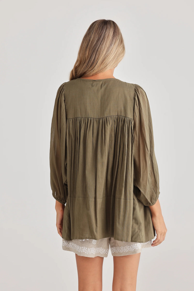 Dreamcatcher Top | Olive