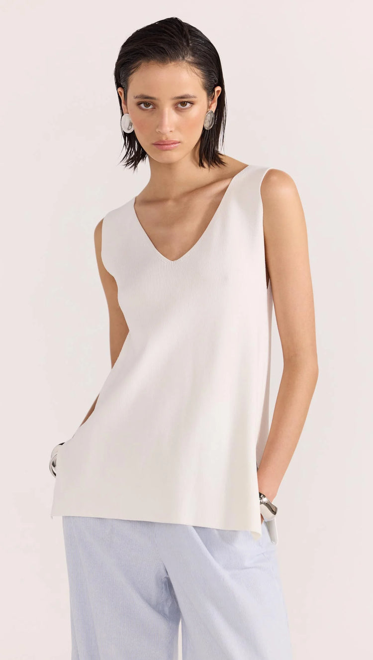 Celia V Neck Tunic Tank