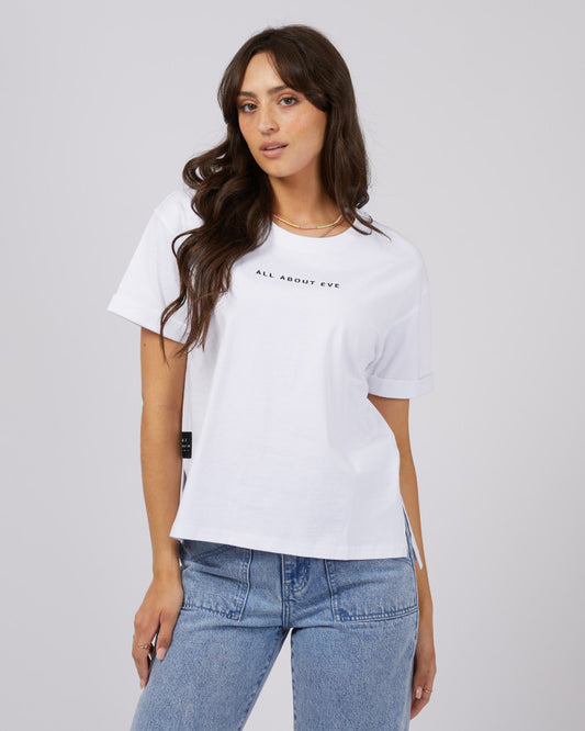 AAE Washed Tee | White