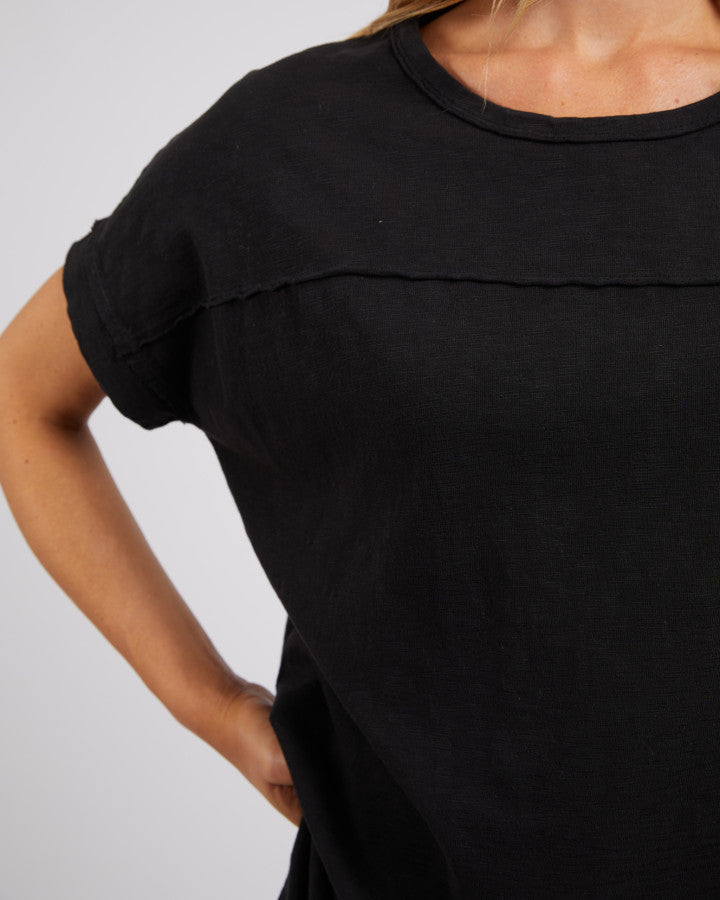 Allison Tee Dress | Washed Black