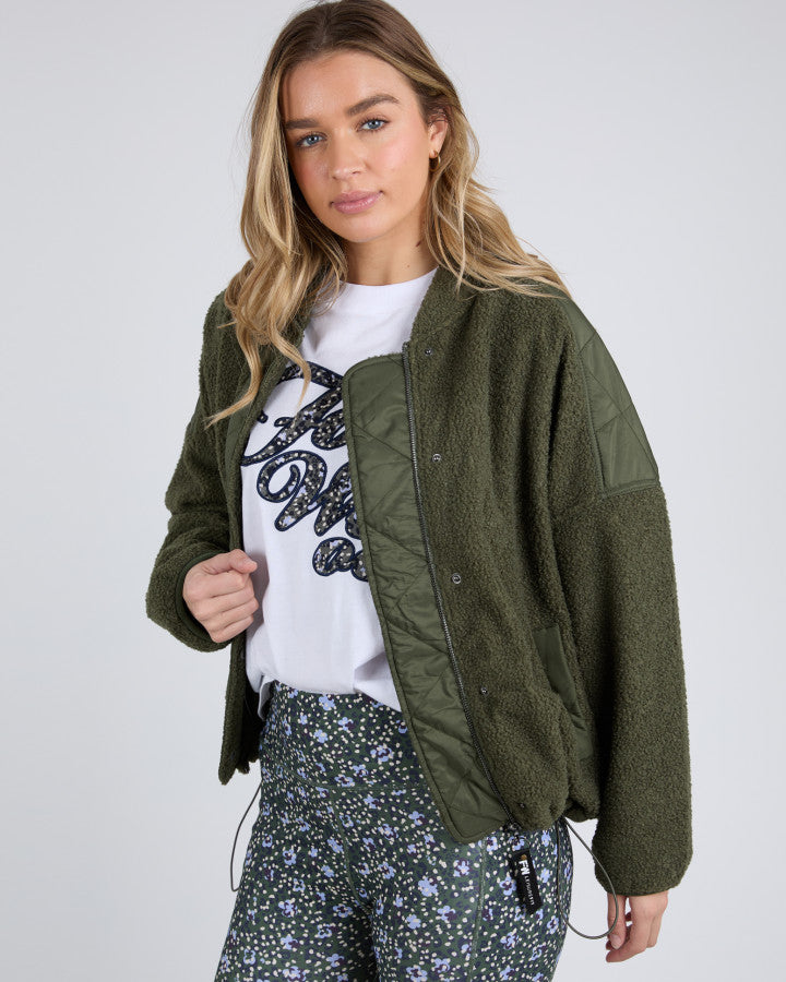 Arizona Fleece Zip Thru | Khaki