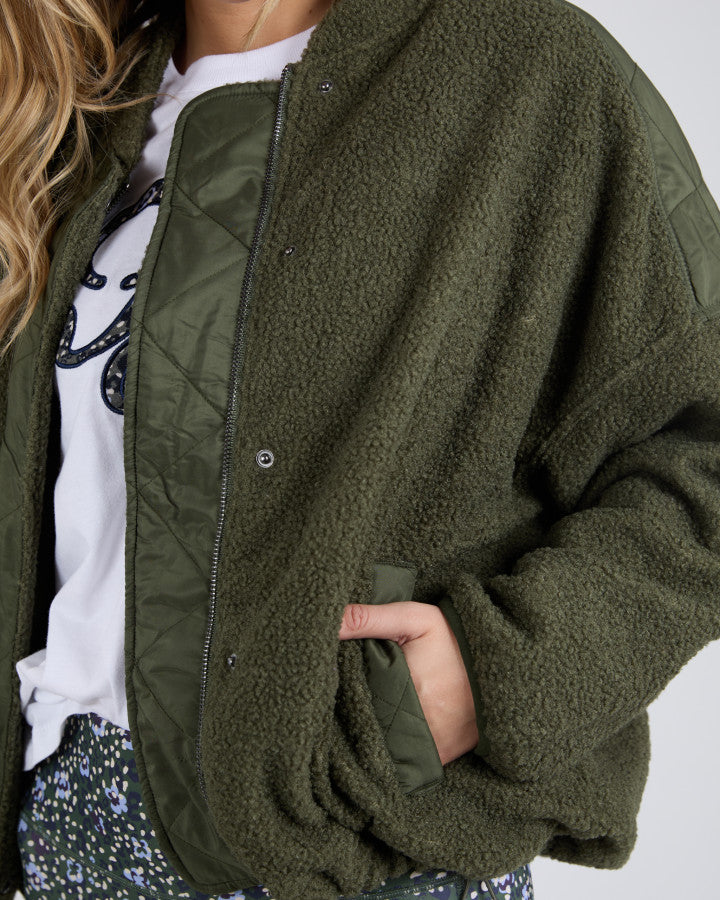 Arizona Fleece Zip Thru | Khaki