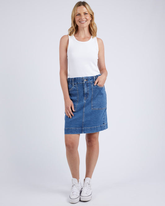 Atlas Denim Skirt