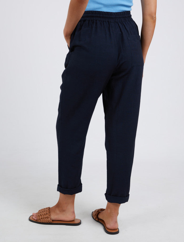 Clem Relaxed Pant | Navy