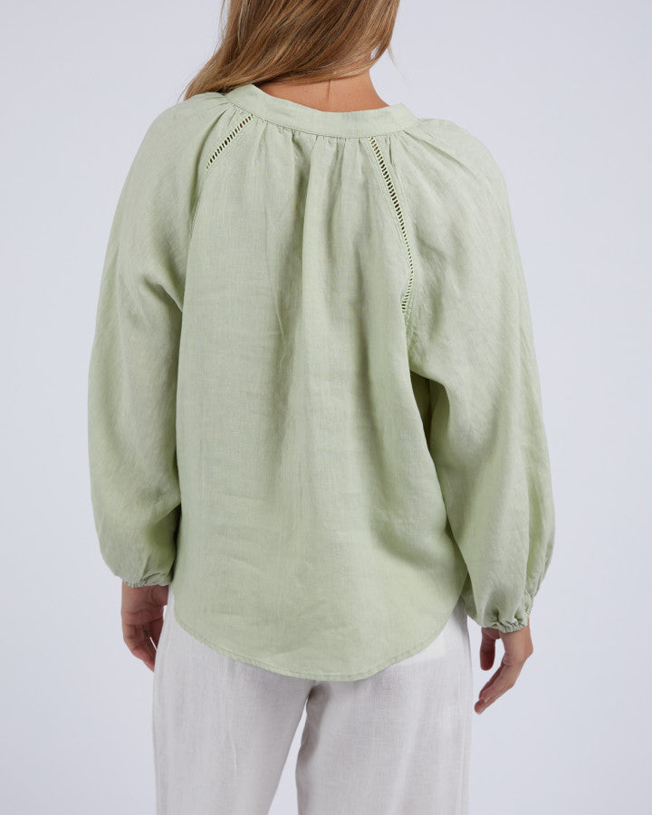 Corsica Blouse | Lime Green