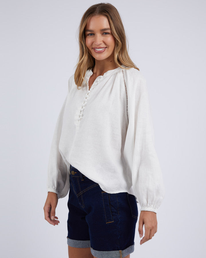 Corsica Blouse | Vanilla White