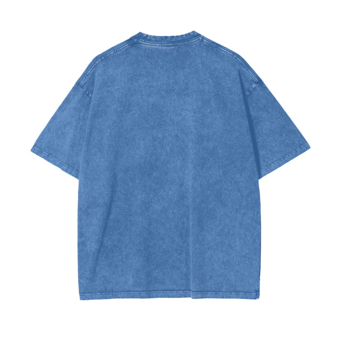 Caravan Baddie Oversize Tee | Washed Blue