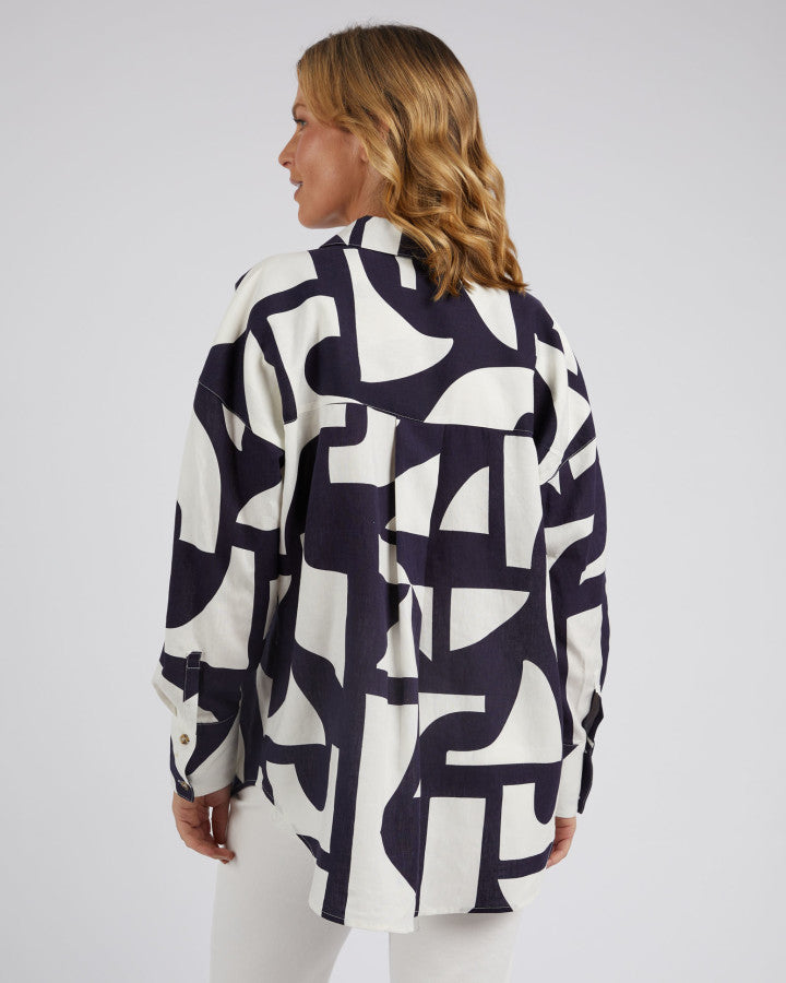 Dali Abstract Shirt | Midnight