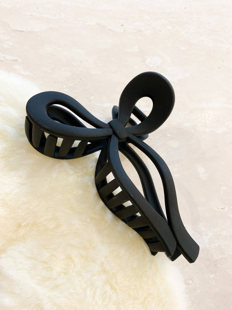 Romy Matte Bow Claw Clips