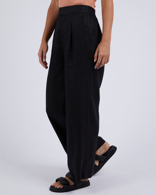 Elina Wide Leg Pant | Black