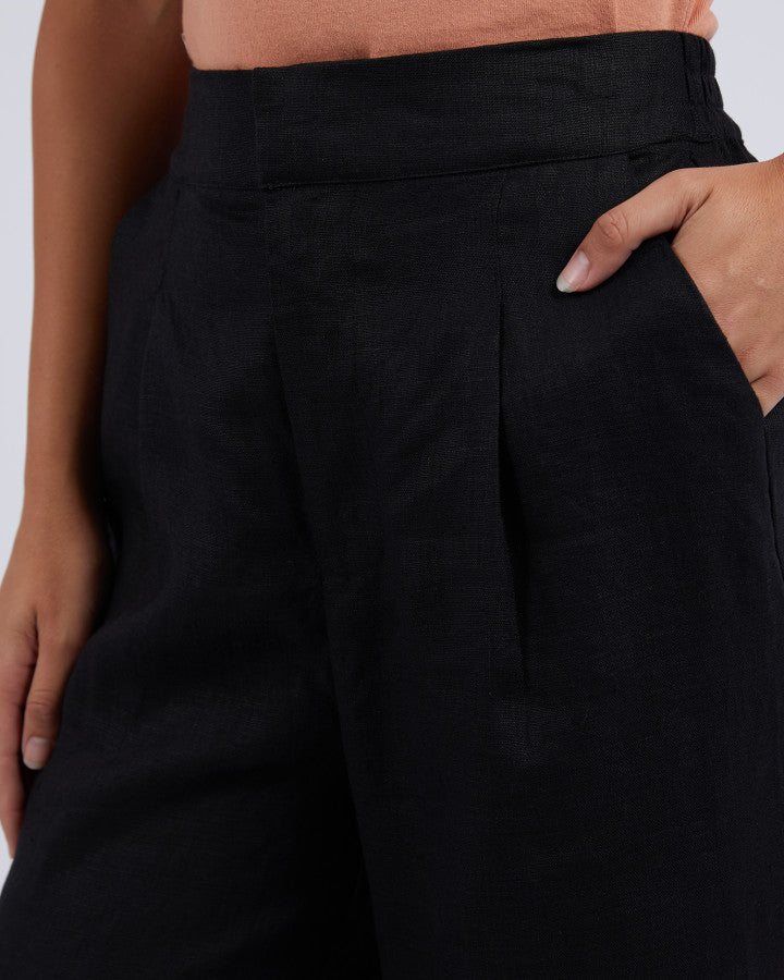 Elina Wide Leg Pant | Black