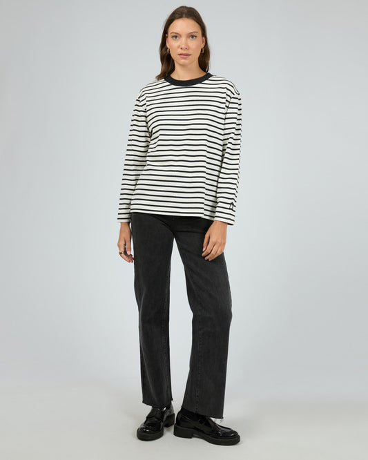 Eve Basic Stripe Long Sleeve Tee