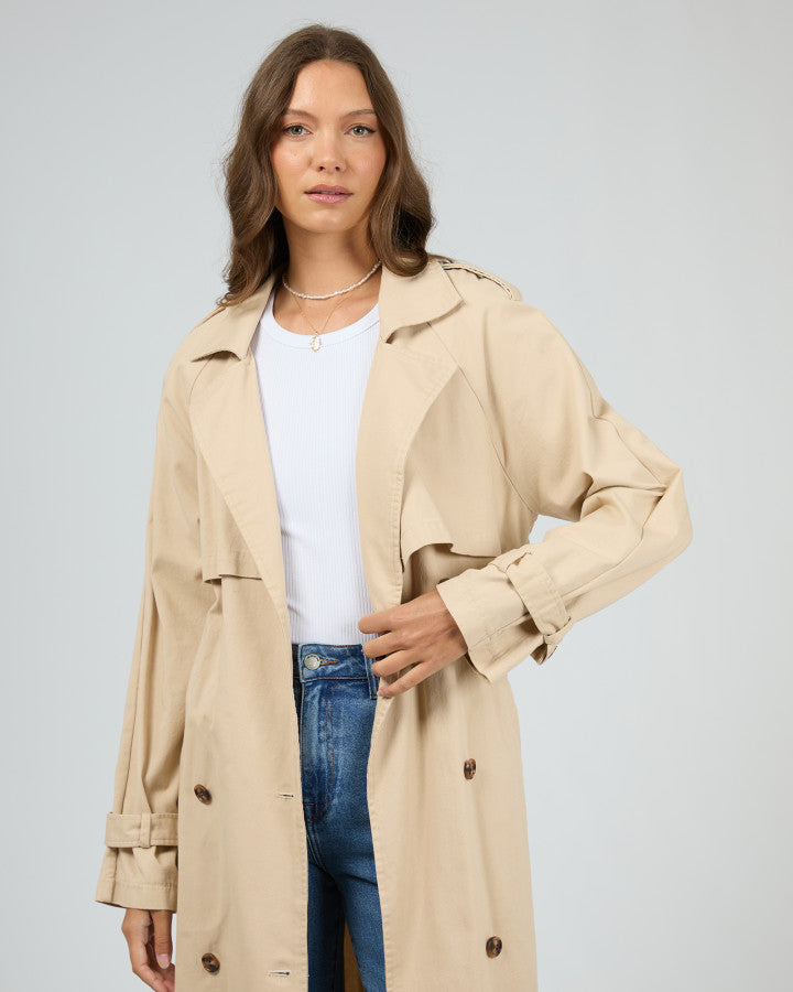 Eve Trench Coat | Tan