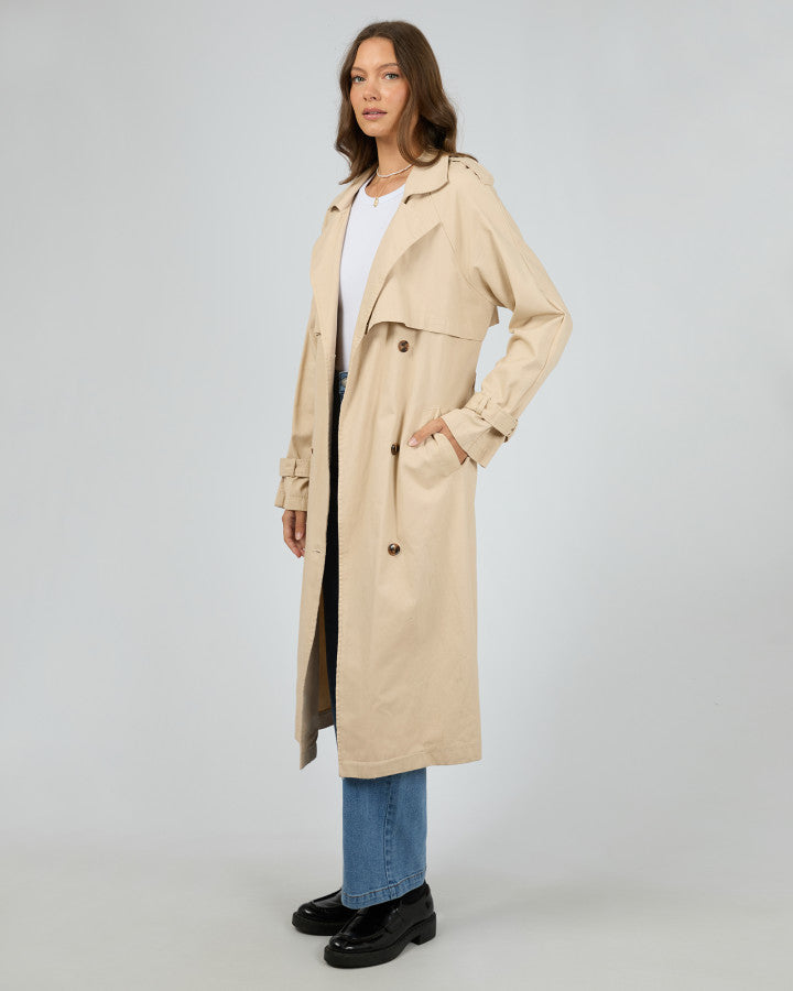 Eve Trench Coat | Tan