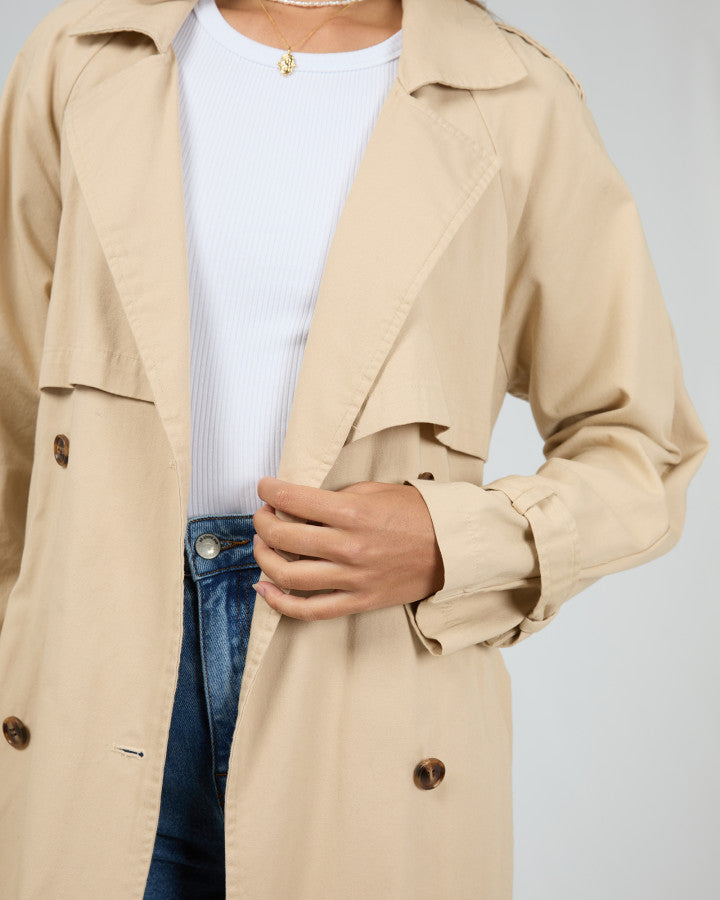 Eve Trench Coat | Tan