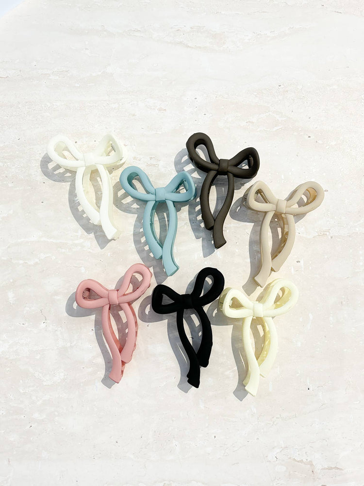 Romy Matte Bow Claw Clips