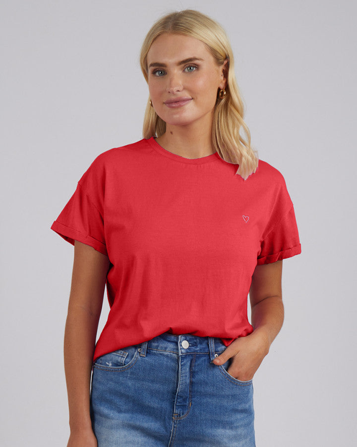 Halli SS Tee | Bittersweet Red