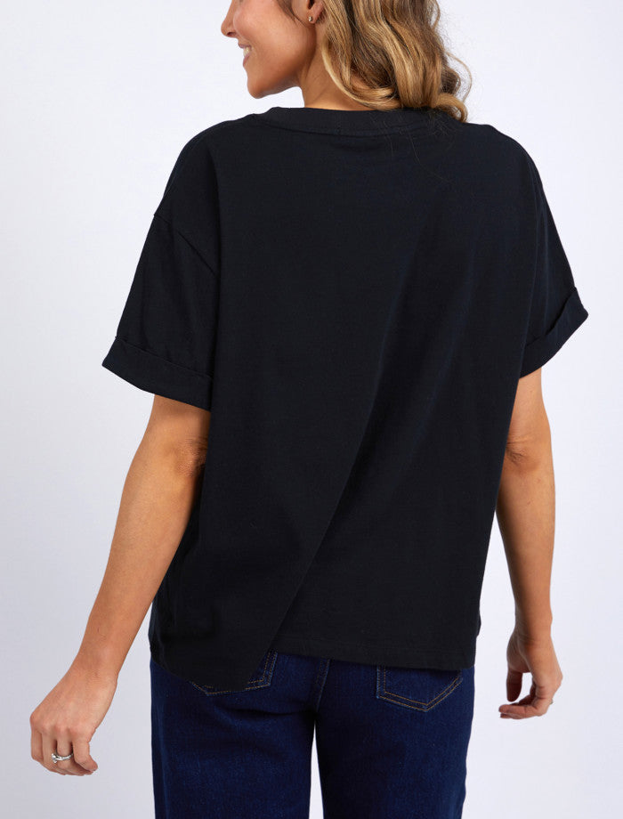 Huntleigh Oversized Tee | Black