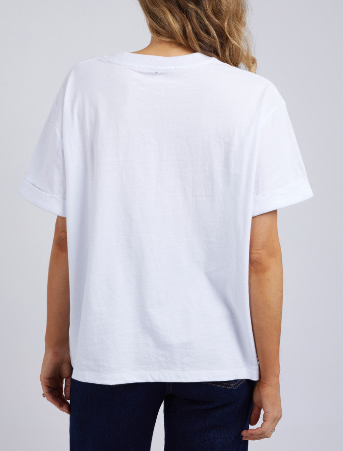 Huntleigh Oversized Tee | White