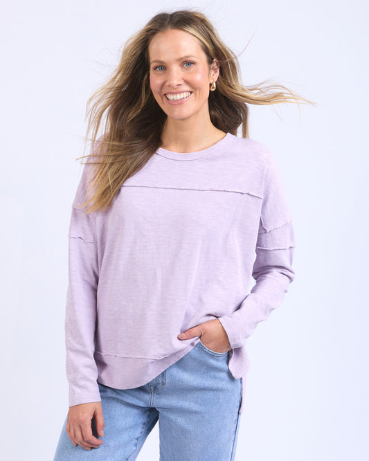 Throw On Tee | Lavender