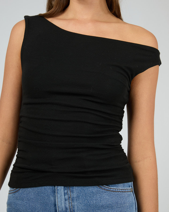 Kylie Off Shoulder Top | Black